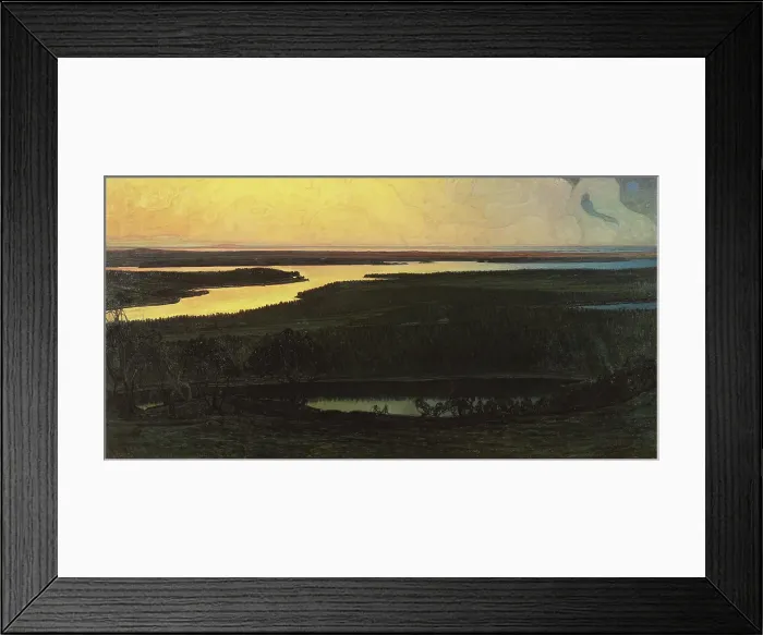 Framed Print : Our Country. Motif from Dalsland, 1902. Creator: Otto Hesselbom Framed Print : Our Country. Motif from Dalsland, 1902. Creator: Otto Hesselbom