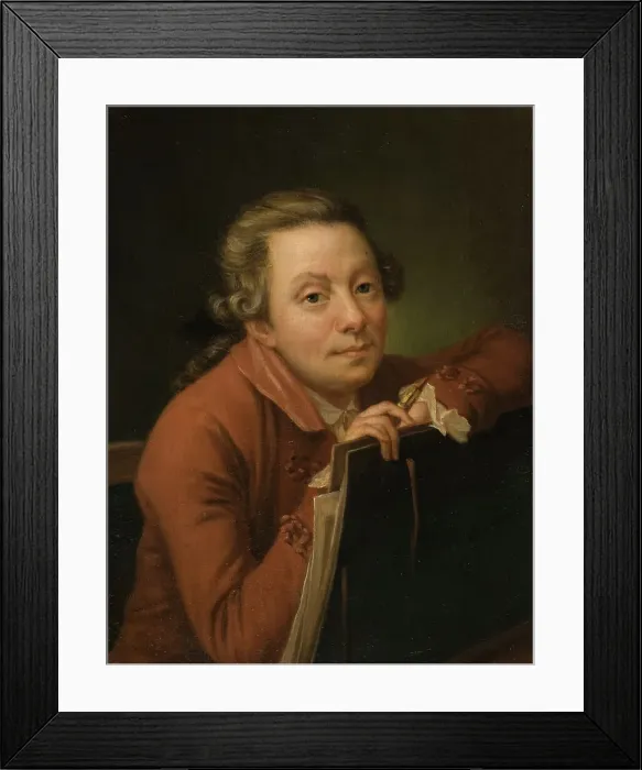 Framed Print : Selfportrait, 1771. Creator: Per Hillestrom Framed Print : Selfportrait, 1771. Creator: Per Hillestrom
