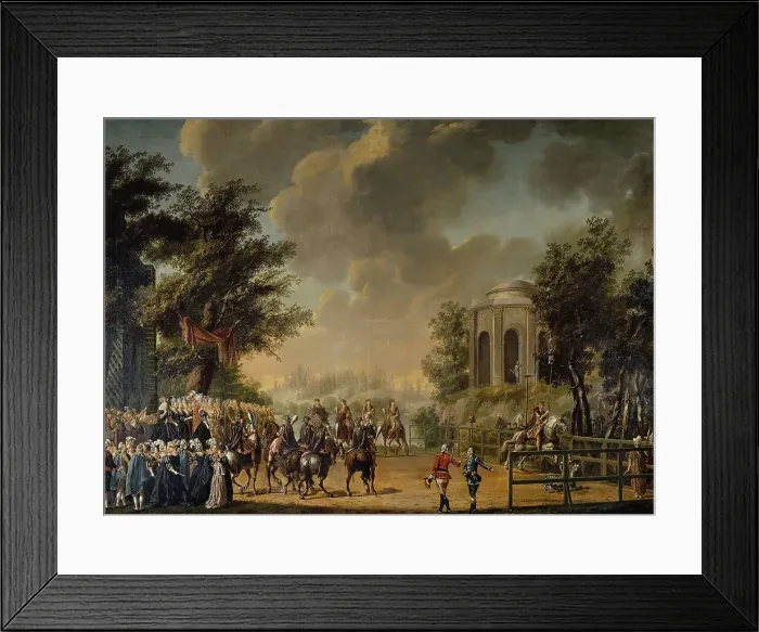 Framed Print : Tournament at the Fête de Diane. Creator: Per Hillestrom Framed Print : Tournament at the Fête de Diane. Creator: Per Hillestrom