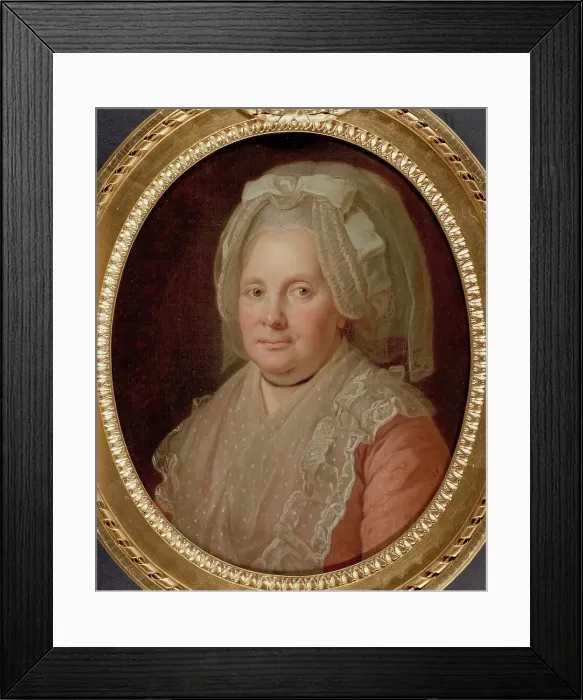 Framed Print : Portrait of a Lady, 1788. Creator: Per Krafft the Elder Framed Print : Portrait of a Lady, 1788. Creator: Per Krafft the Elder