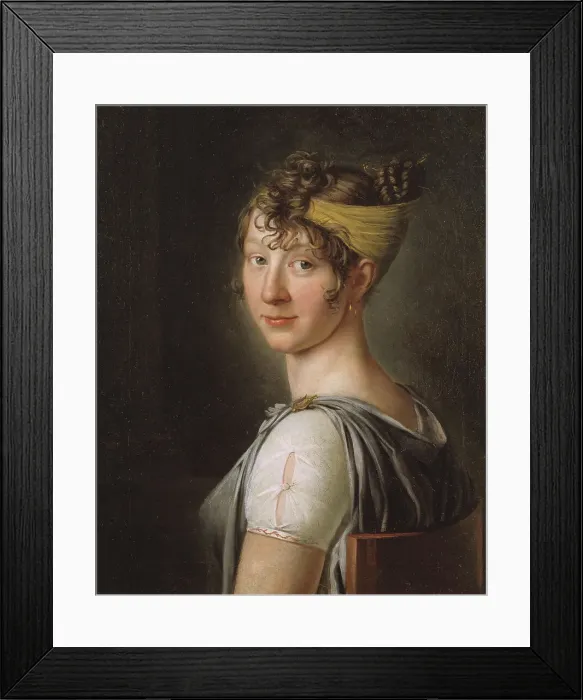 Framed Print : The Artist's Sister Wilhelmina, 1806. Creator: Per Krafft the Younger Framed Print : The Artist's Sister Wilhelmina, 1806. Creator: Per Krafft the Younger
