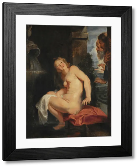 Framed Print : Susanna and the Elders, 1614. Creator: Peter Paul Rubens Framed Print : Susanna and the Elders, 1614. Creator: Peter Paul Rubens