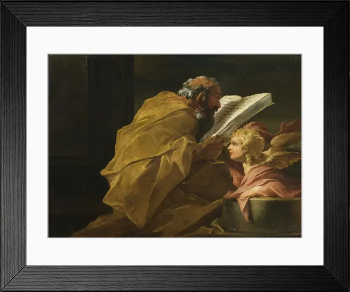 Framed Print : St Matthew the Evangelist. Creator: Pierre-Louis Cretey Framed Print : St Matthew the Evangelist. Creator: Pierre-Louis Cretey