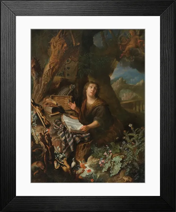 Framed Print : At the cave, late 17th-early 18th century. Creator: Pieter Leermans Framed Print : At the cave, late 17th-early 18th century. Creator: Pieter Leermans