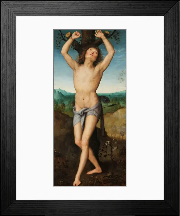 Framed Print : St. Sebastian. Creator: Perugino