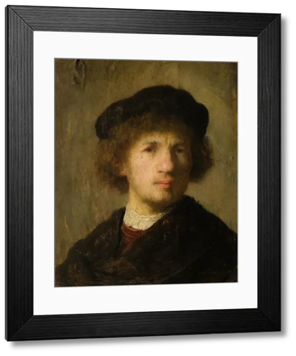 Framed Print : Selfportrait, 1630. Creator: Rembrandt Harmensz van Rijn Framed Print : Selfportrait, 1630. Creator: Rembrandt Harmensz van Rijn