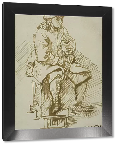 Seated youth. Creator: Rembrandt Harmensz van Rijn