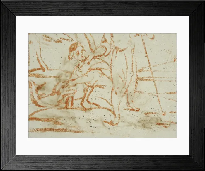 Framed Print : Tobias catches the fish. Creator: Rembrandt Harmensz van Rijn Framed Print : Tobias catches the fish. Creator: Rembrandt Harmensz van Rijn