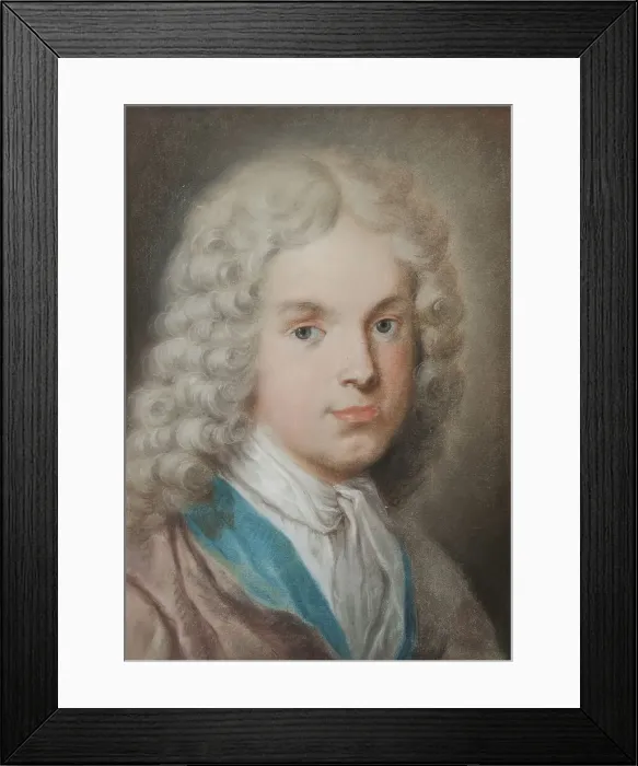 Framed Print : The Art Collector and Artist Antonio Maria Zanetti the Elder, c1700s. Creator: Rosalba Giovanna Carriera Framed Print : The Art Collector and Artist Antonio Maria Zanetti the Elder, c1700s. Creator: Rosalba Giovanna Carriera