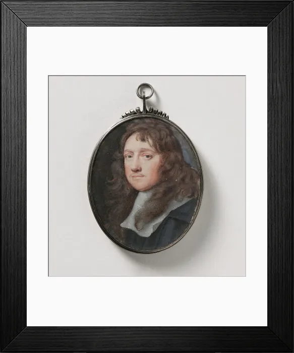 Framed Print : Unknown man, time. called Thomas May, c1650. Creator: Samuel Cooper Framed Print : Unknown man, time. called Thomas May, c1650. Creator: Samuel Cooper