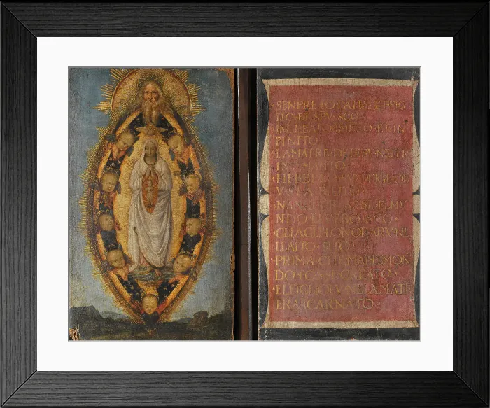 Framed Print : The Conception of the Virgin. Creator: School of Pinturicchio