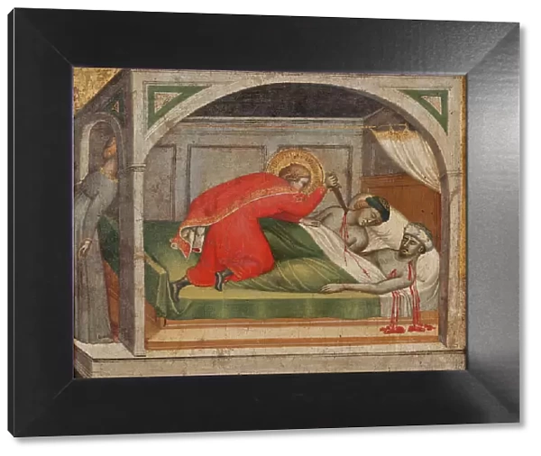 St Julianus Murdering his Parents. Creator: Spinello Aretino