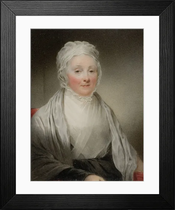 Framed Print : Unknown woman, 1817. Creator: Thomas Hargreaves Framed Print : Unknown woman, 1817. Creator: Thomas Hargreaves