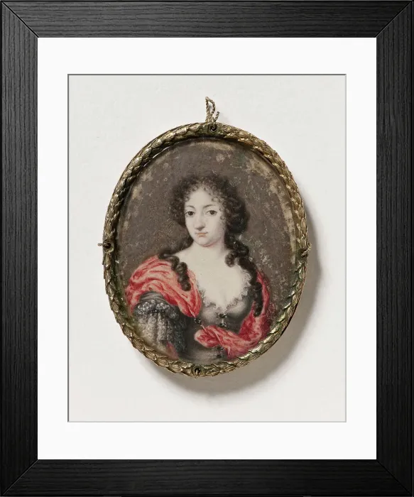 Framed Print : Selfportrait, 17th century. Creator: Ulrika Eleonora of Denmark Framed Print : Selfportrait, 17th century. Creator: Ulrika Eleonora of Denmark