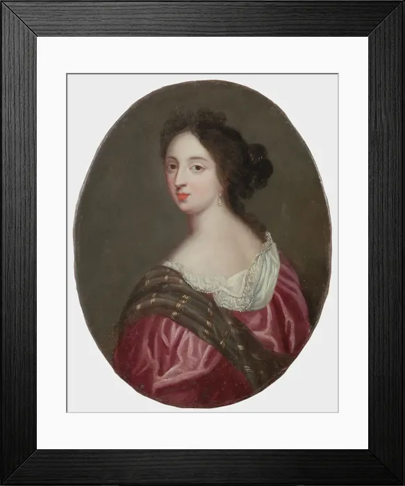 Framed Print : Unknown woman, 1675. Creator: Anon Framed Print : Unknown woman, 1675. Creator: Anon