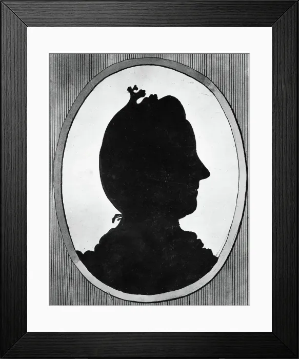 Framed Print : Unknown woman, 1780s. Creator: Anon Framed Print : Unknown woman, 1780s. Creator: Anon