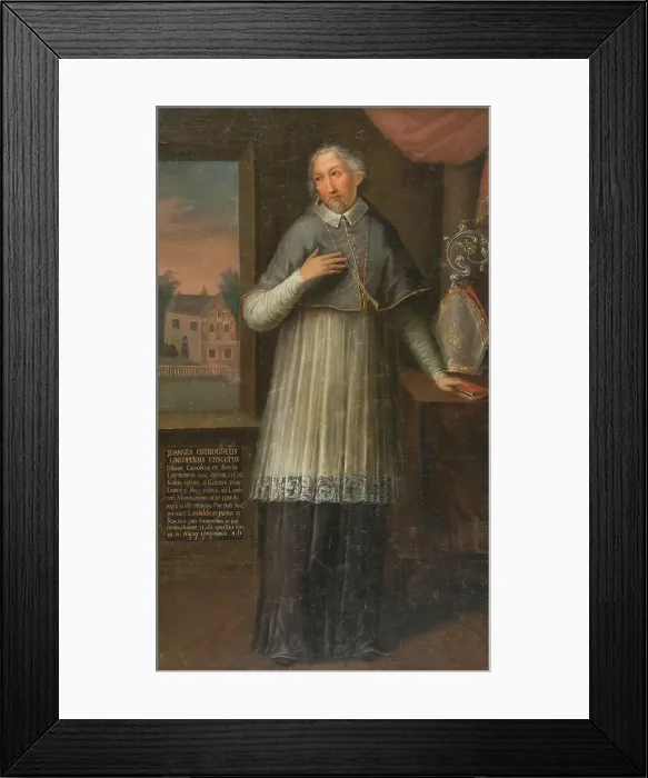 Framed Print : Unknown prelate from the 17th century, called Bishop Hans Brask. Creator: Anon Framed Print : Unknown prelate from the 17th century, called Bishop Hans Brask. Creator: Anon