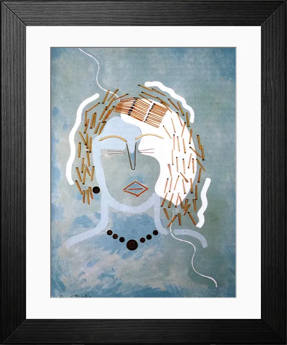 Framed Print : The Woman With The Matches, 1879-1953. Creator: Francis Picabia Framed Print : The Woman With The Matches, 1879-1953. Creator: Francis Picabia