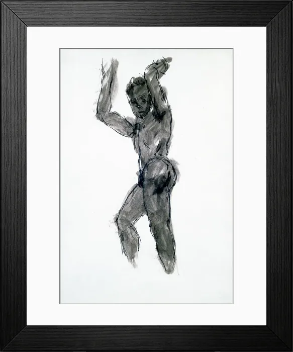 Framed Print : Man of Profile Upright Washing, C1920. Creator: Francis Picabia Framed Print : Man of Profile Upright Washing, C1920. Creator: Francis Picabia