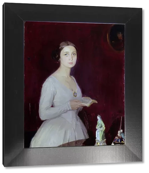 Portrait of the actress Nina Grigoryevna Kovalenskaya, 1913. Creator: Sorin, Saveli Abramovich (1878-1953)