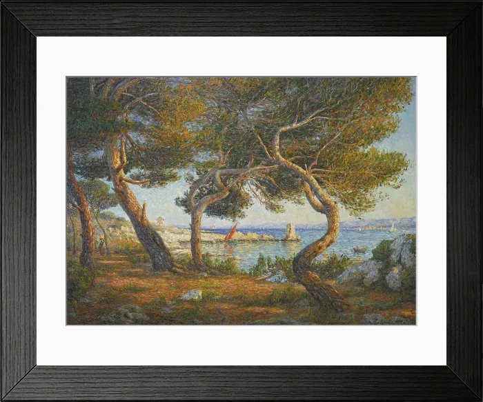 Framed Print : Pines, Sunlight Effect on the Island of Saint-Honorat, near Cannes, 1906. Creator: Picabia, Francis (1879-1953) Framed Print : Pines, Sunlight Effect on the Island of Saint-Honorat, near Cannes, 1906. Creator: Picabia, Francis (1879-1953)