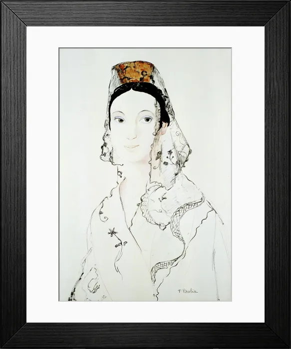 Framed Print : L'Andalouse, 1927. Creator: Francis Picabia Framed Print : L'Andalouse, 1927. Creator: Francis Picabia
