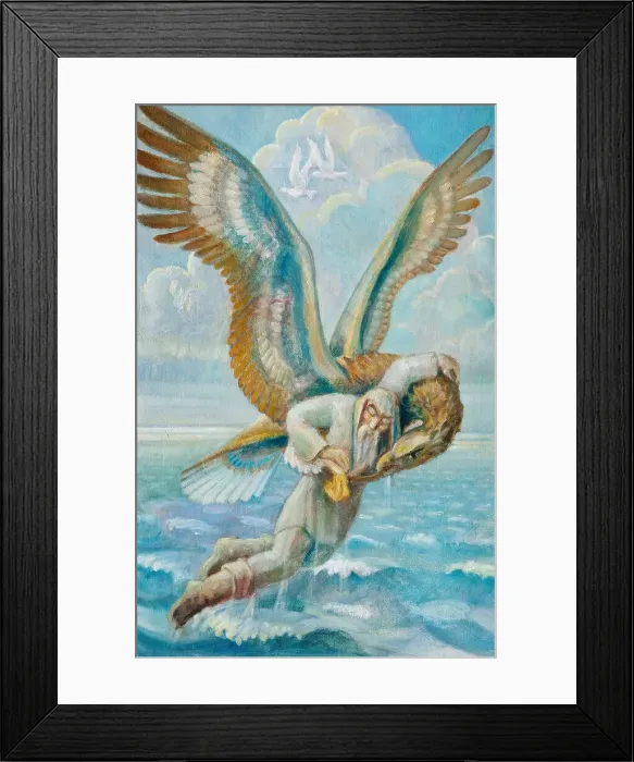 Framed Print : Illustration to the national epic Kalevala. Creator: Karimo, Aarno (1886-1952) Framed Print : Illustration to the national epic Kalevala. Creator: Karimo, Aarno (1886-1952)