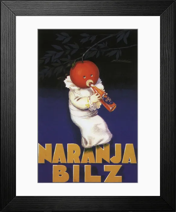 Framed Print : Bilz orange, 1929. Creator: Mauzan, Achille (1883-1952) Framed Print : Bilz orange, 1929. Creator: Mauzan, Achille (1883-1952)