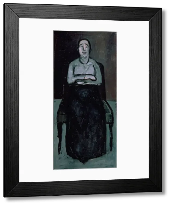 Framed Print : Aunty Pasha. Creator: Pestel, Vera Yefremovna (1887-1952) Framed Print : Aunty Pasha. Creator: Pestel, Vera Yefremovna (1887-1952)