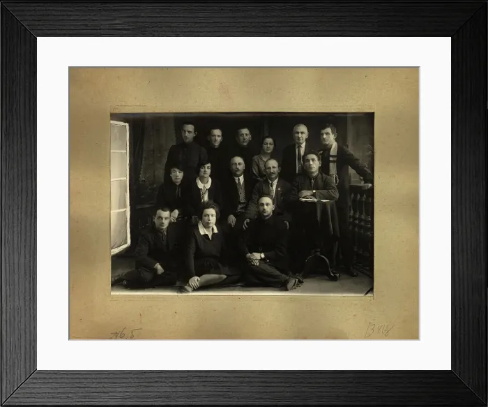 Framed Print : Group portrait, 1929. Creator: Unknown Framed Print : Group portrait, 1929. Creator: Unknown