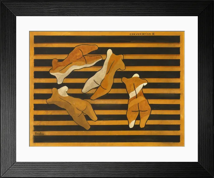 Framed Print : Conversation II, c. 1922. Creator: Picabia, Francis (1879-1953) Framed Print : Conversation II, c. 1922. Creator: Picabia, Francis (1879-1953)