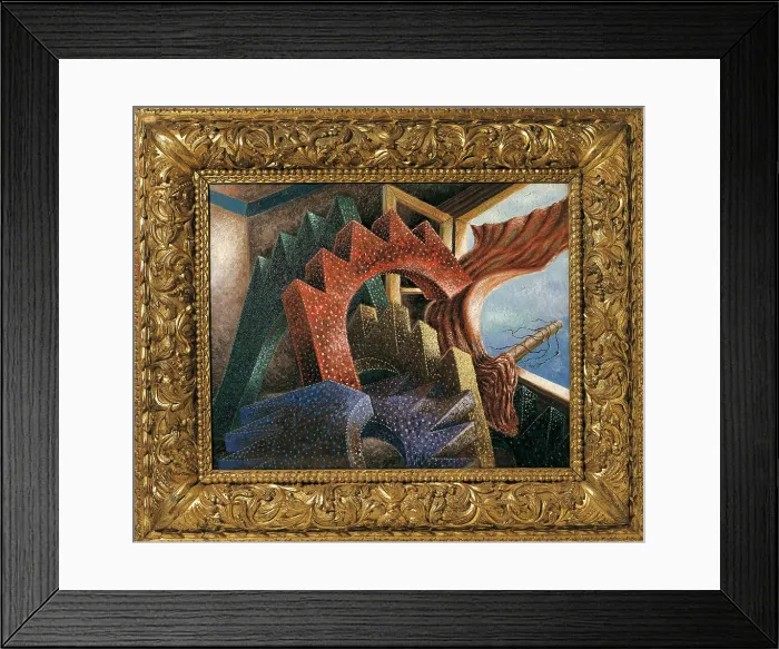 Framed Print : La sieste, 1928. Creator: Savinio, Alberto (1891-1952) Framed Print : La sieste, 1928. Creator: Savinio, Alberto (1891-1952)