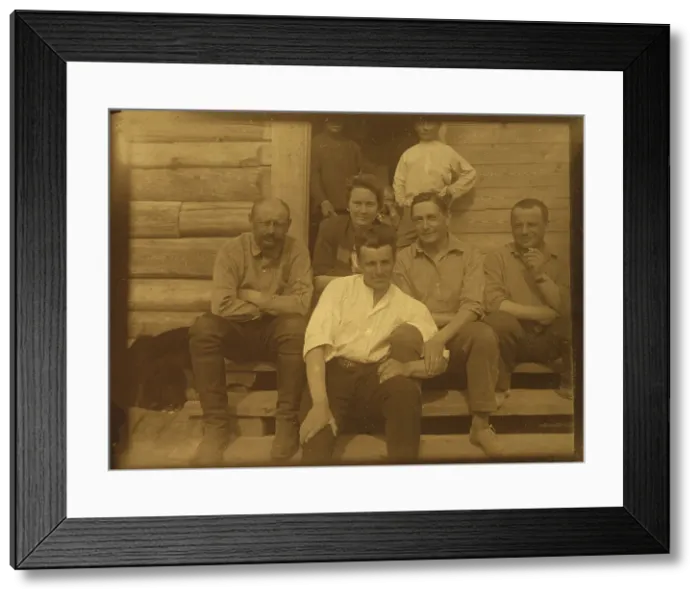 Framed Print : On a rest - Group portrait, 1929. Creator: Unknown Framed Print : On a rest - Group portrait, 1929. Creator: Unknown