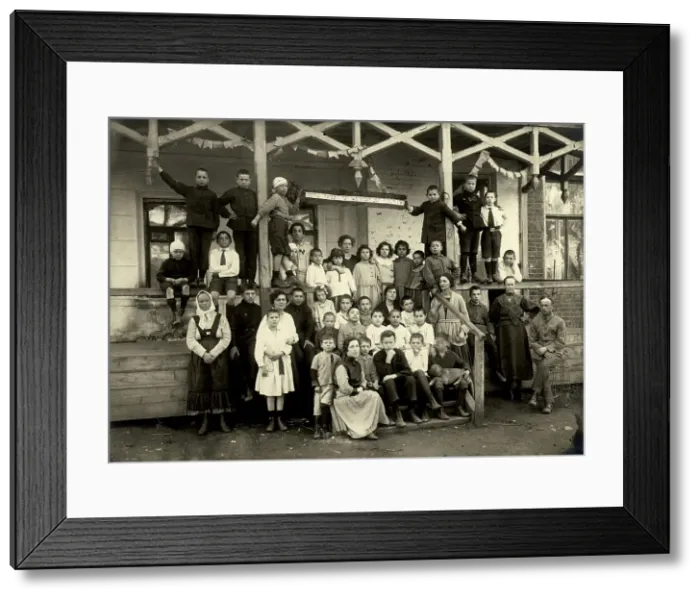 Framed Print : Moscow: Jewish orphanage named after the Comintern, 1920-1929. Creator: Unknown Framed Print : Moscow: Jewish orphanage named after the Comintern, 1920-1929. Creator: Unknown