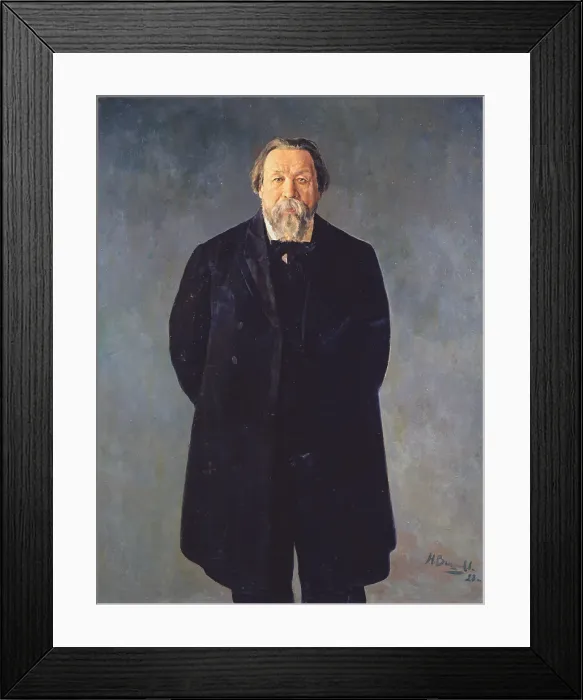 Framed Print : Portrait of the composer Mikhail Ippolitov-Ivanov (1859-1935), 1928. Artist: Vysheslavtsev, Nikolai Nikolayevich (1890-1952) Framed Print : Portrait of the composer Mikhail Ippolitov-Ivanov (1859-1935), 1928. Artist: Vysheslavtsev, Nikolai Nikolayevich (1890-1952)