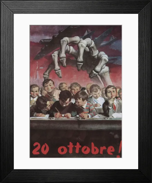 Framed Print : October 20!, 1944. Creator: Boccasile, Gino (1901-1952) Framed Print : October 20!, 1944. Creator: Boccasile, Gino (1901-1952)