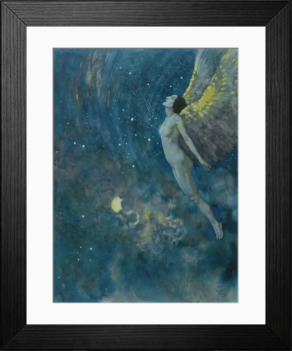 Framed Print : Israfil. Creator: Dulac, Edmund (1882-1953) Framed Print : Israfil. Creator: Dulac, Edmund (1882-1953)