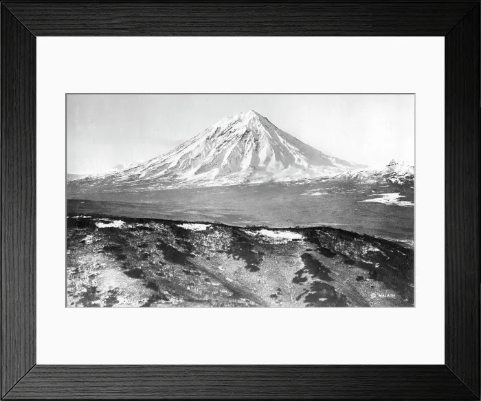 Framed Print : Koryaksky volcano, 1922-1923. Creator: Rene Malaise Framed Print : Koryaksky volcano, 1922-1923. Creator: Rene Malaise