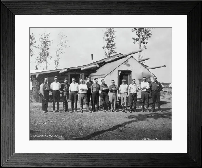 Framed Print : Main office of A.E.C. 1916. Creator: Unknown Framed Print : Main office of A.E.C. 1916. Creator: Unknown