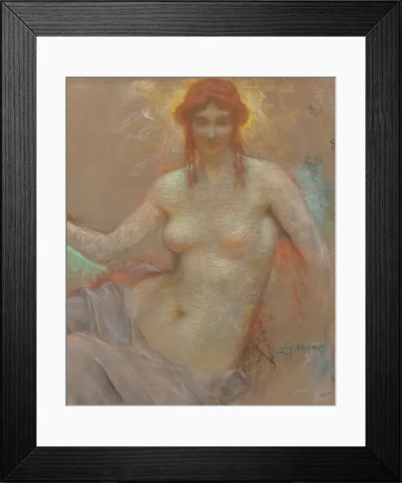 Framed Print : Venus. Creator: Lévy-Dhurmer, Lucien (1865-1953) Framed Print : Venus. Creator: Lévy-Dhurmer, Lucien (1865-1953)