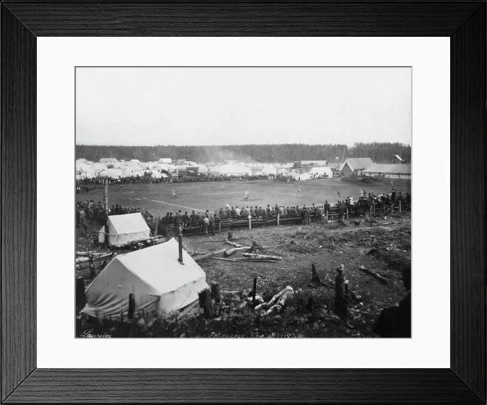 Framed Print : Baseball game, 1915. Creator: Unknown Framed Print : Baseball game, 1915. Creator: Unknown