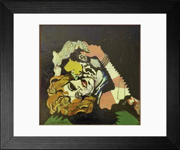 Framed Print : Les Amoureux (Apres la pluie). (The Lovers (After the Rain), c. 1925. Creator: Picabia, Francis (1879-1953)