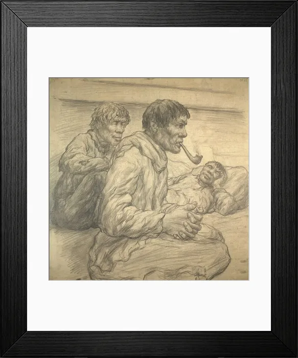 Framed Print : Northern types: In a yurt, 1928. Creator: Dmitrii Innokent'evich Karatanov Framed Print : Northern types: In a yurt, 1928. Creator: Dmitrii Innokent'evich Karatanov