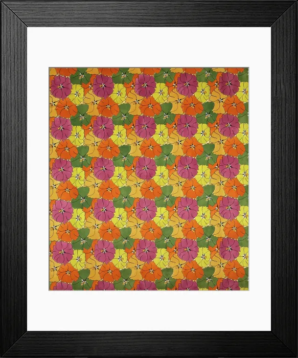 Framed Print : Les Althaeas, Design, 1917. Creator: Dufy, Raoul (1877-1953) Framed Print : Les Althaeas, Design, 1917. Creator: Dufy, Raoul (1877-1953)