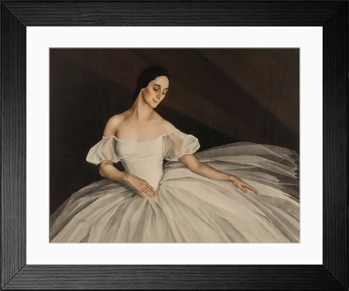 Framed Print : Portrait of the ballerina Anna Pavlova (1881-1931) Creator: Sorin, Saveli Abramovich (1878-1953) Framed Print : Portrait of the ballerina Anna Pavlova (1881-1931) Creator: Sorin, Saveli Abramovich (1878-1953)