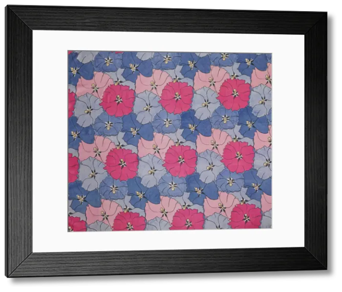 Framed Print : Les Althaeas, Design, ca 1916-1918. Creator: Dufy, Raoul (1877-1953) Framed Print : Les Althaeas, Design, ca 1916-1918. Creator: Dufy, Raoul (1877-1953)