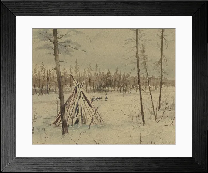 Framed Print : Yurt Kubalakh, 1927. Creator: Nikolaj Dmitrievic Travin Framed Print : Yurt Kubalakh, 1927. Creator: Nikolaj Dmitrievic Travin