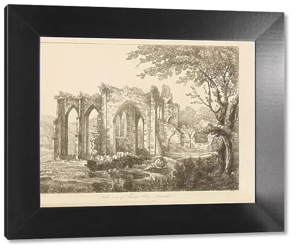 South View of Furness Abbey, Lancashire, 1810. Creator: Wilkinson, Joseph (1763-1831)