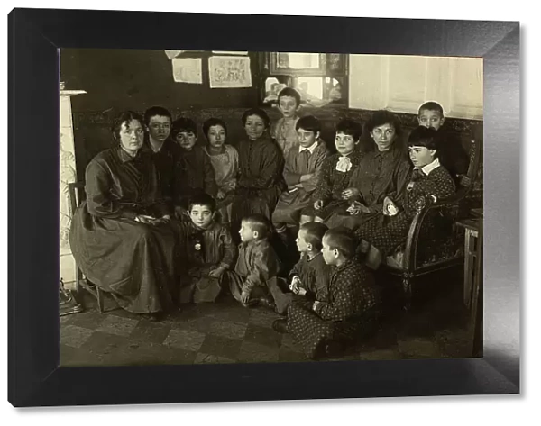 Moscow: Jewish orphanage named after the Third International, 1920-1929. Creator: Unknown