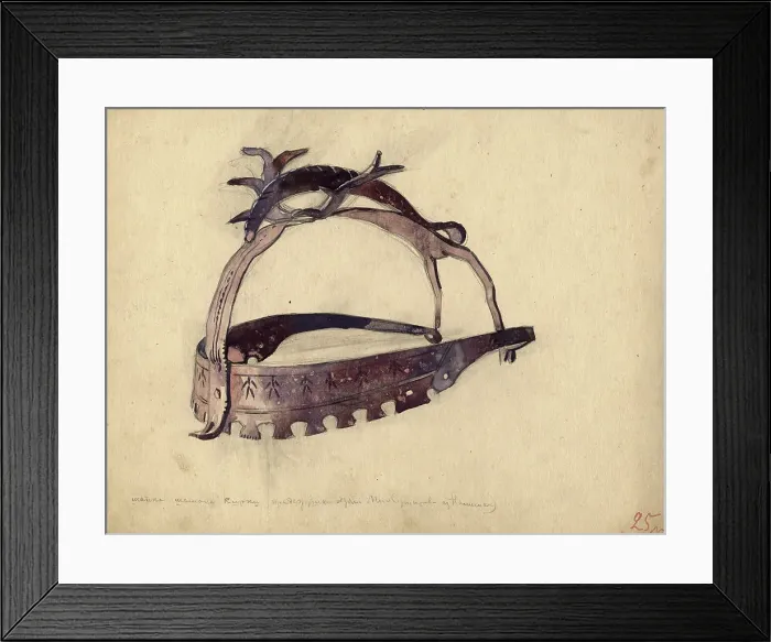 Framed Print : Shaman's hat Kirka. Selkups, 1920. Creator: A. G. Vargin Framed Print : Shaman's hat Kirka. Selkups, 1920. Creator: A. G. Vargin